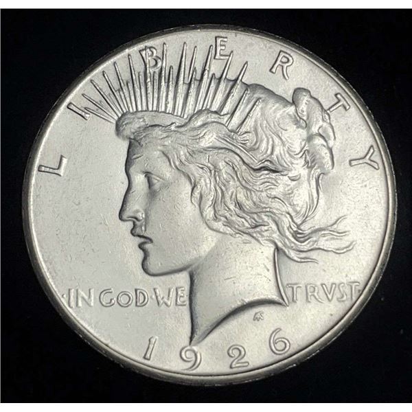 1926-S Peace Silver Dollar AU58