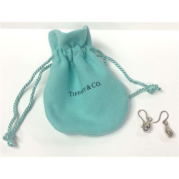 Tiffany & Co. Elsa Peretti Teardrop Earrings .925 Sterling Silver