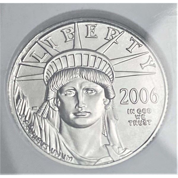 2006 American Eagle .9995 Platinum 1/10th ozt NGC MS70 First Strikes