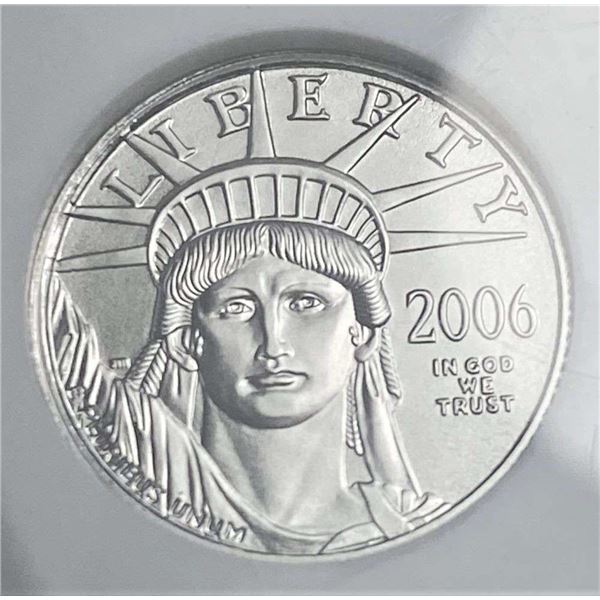 2006 American Eagle .9995 Platinum 1/10th ozt NGC MS70 First Strikes