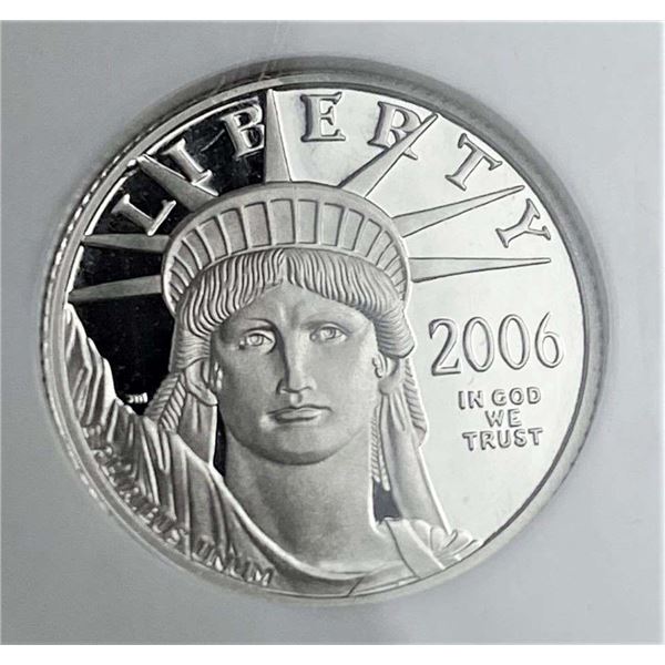 2006-W American Eagle .9995 Platinum 1/10th ozt NGC PF70 Ultra Cameo