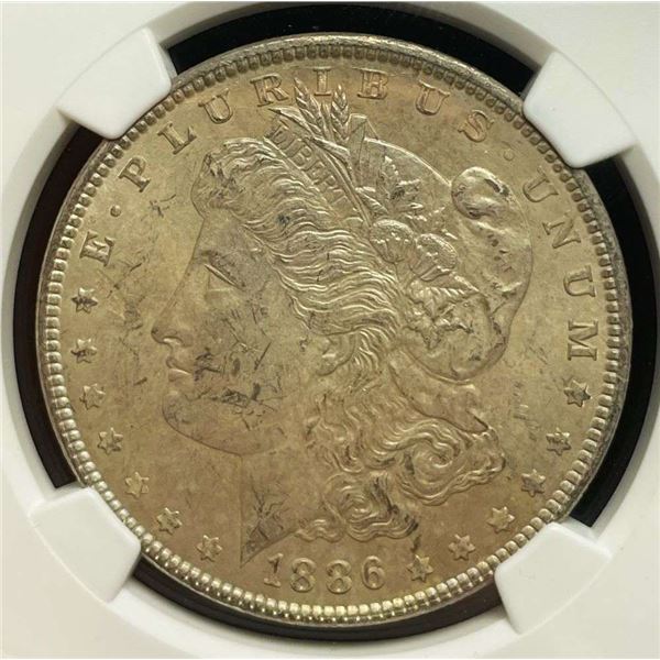 1886 Morgan Silver Dollar NGC MS63