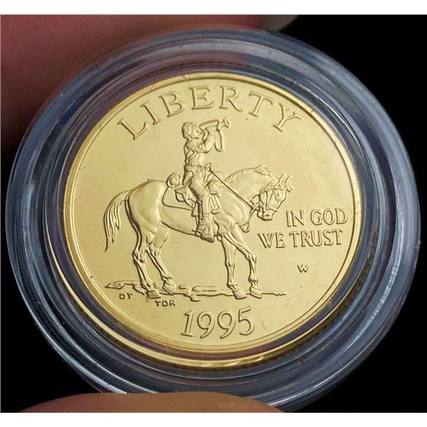 1995-W United States "Civil War" $5 Gold MS69+