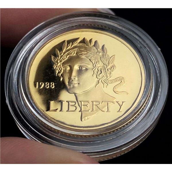 1988-W United States "Olympic" $5 Gold PF69+