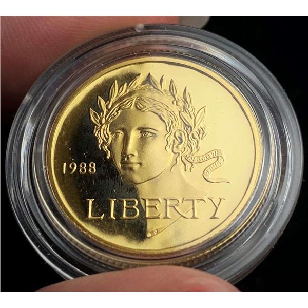 1988-W United States "Olympic" $5 Gold PF69+