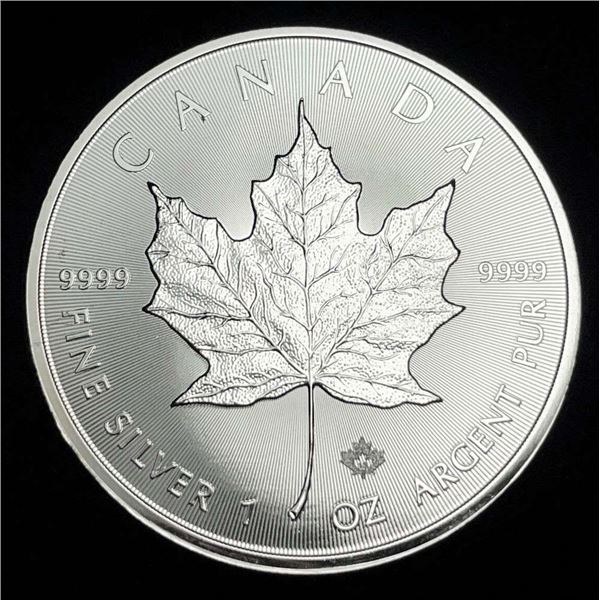 2016 Canada $5 Maple Leaf 1 ozt .9999 Silver