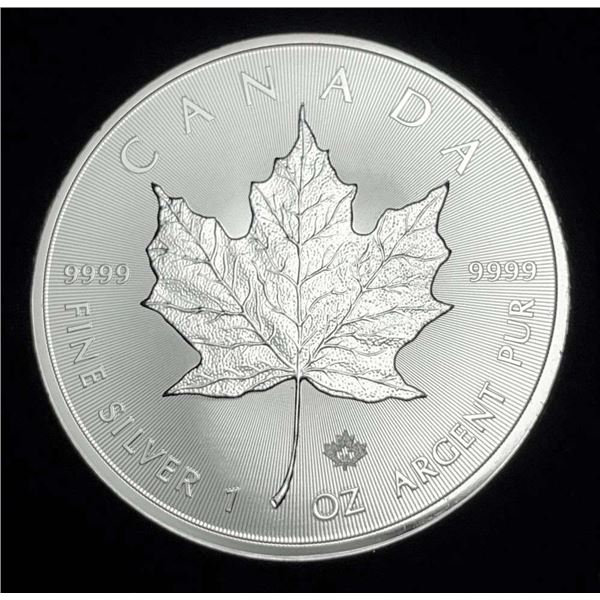 2016 Canada $5 Maple Leaf 1 ozt .9999 Silver