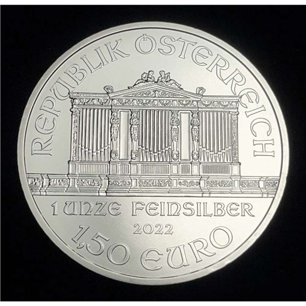 2022 Austrian Philharmonic 1 ozt Silver