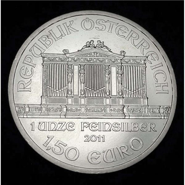 2011 Austrian Philharmonic 1 ozt Silver