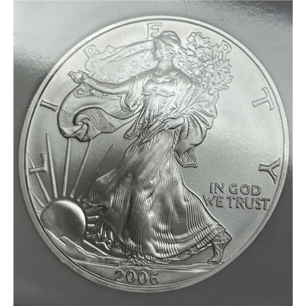 2006 American Silver Eagle NGC Gem Uncirculated First Strike