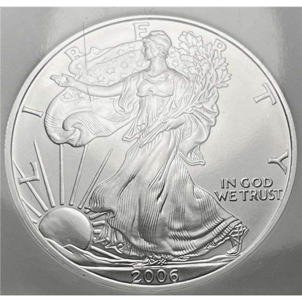 2006 American Silver Eagle NGC Gem Uncirculated First Strike