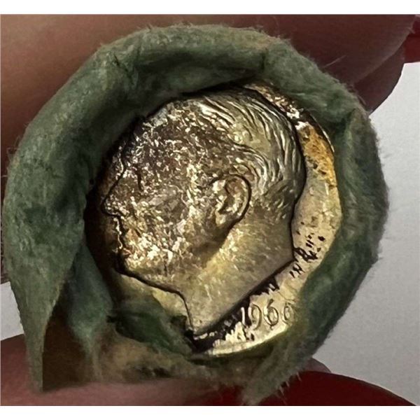 Roll (50-coins) Bank Wrapped BU 1960-D Roosevelt Silver Dimes