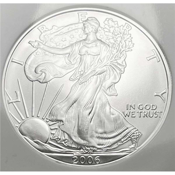 2006 American Silver Eagle NGC Gem Uncirculated First Strike
