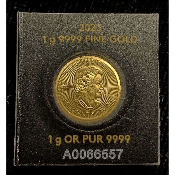 2023 Royal Canadian Mint 1g .9999 Gold