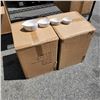 Image 1 : 2 BOXES OF NEW PORCELAIN MEASURING CUPS SETS 48SETS OF 4PC PER SET