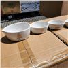 Image 2 : 2 BOXES OF NEW PORCELAIN MEASURING CUPS SETS 48SETS OF 4PC PER SET