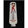 Image 1 : Betty Boop Diner Tin Thermometer. Approx. 17" H