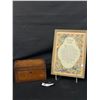 Image 1 : 1937 Mother Love By Borin Chicago & Antique Tea Caddy/Box Circa 1860-1880