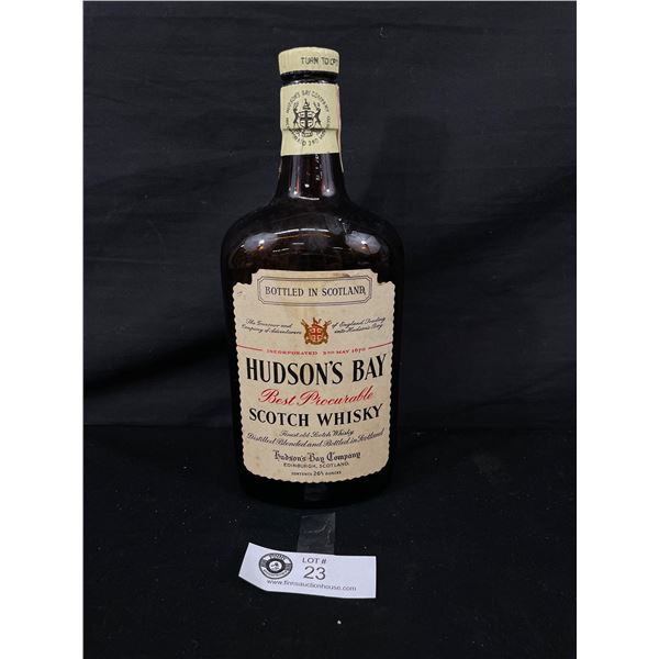 Great Condition Hudson's Bay Whiskey Bottle