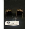 Image 2 : Pair Of Antique Metal Paw Feet