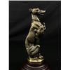 Image 2 : Vintage Bombay Solid Brass w/Bronzed Finish Greyhound Statue - 8.5" Tall & Nice Heavy Weight!