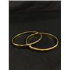 Image 1 : 2 Vintage Monet Gold Bangles Used But In Good Conditon