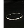 Image 1 : Hand Crafted Oval Shape Silver Bangle