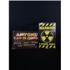 Image 1 : 2 New Large "Warning" & "Anyone Can Be Stupid" Metal Signs. Each Approx. 11 1/2" x 17 1/2"