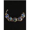 Image 1 : Vintage Butterfly Wings 5 Links Bracelet Marked, But Cannot Identify
