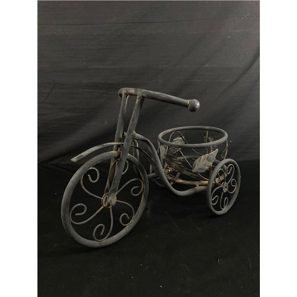 Small Metal Tricycle Planter