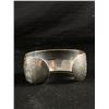 Image 2 : Vitage Sterling Silver Cuff Bangle Hand Engraved, Initialed, Original Patina, In Good Condition For