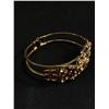 Image 2 : Vintage Rhinestone Hinged Bangle-Bracelet