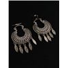 Image 1 : Silver Tone Dangle Earrings w/Tassels