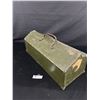 Image 2 : WW II Metal Tool Box Approx. 21 1/2" x 5 1/2" x 8 1/2"