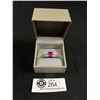 Image 1 : Pink & White Stone Ring Marked 925 & MJI