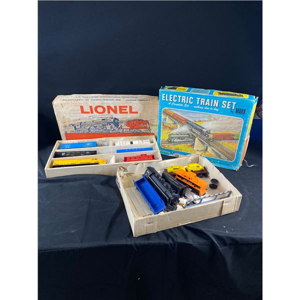 Vintage Lionel 5 Unit Diesel Freight Train In Original Box & Marx Electric Train Set In Original Box