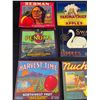 Image 2 : 8 Vintage Produce Labels. Most Approx. 9" x 10"