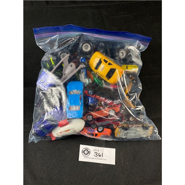 Large Bag of Diecast cars Hotwheels ETC