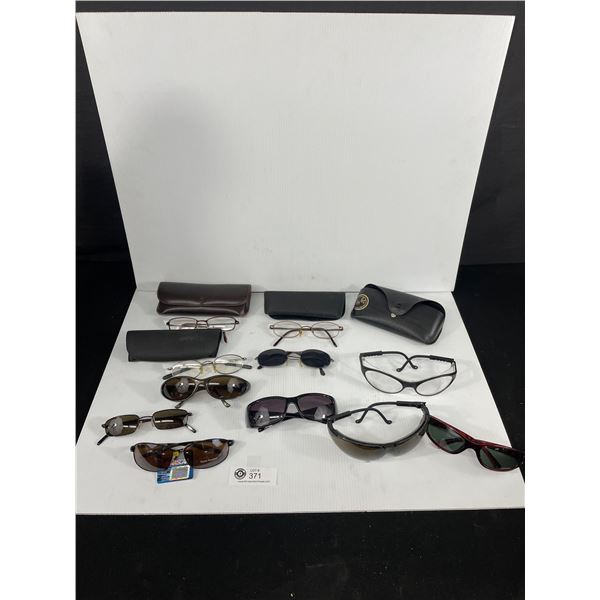 Lot of Various Sunglasses and Glasses. Nascar, Ray Ban etc