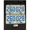 Image 1 : 1966 Matching Pair of BC License Plates