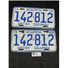 Image 1 : 1968 Matching Pair of BC License Plates