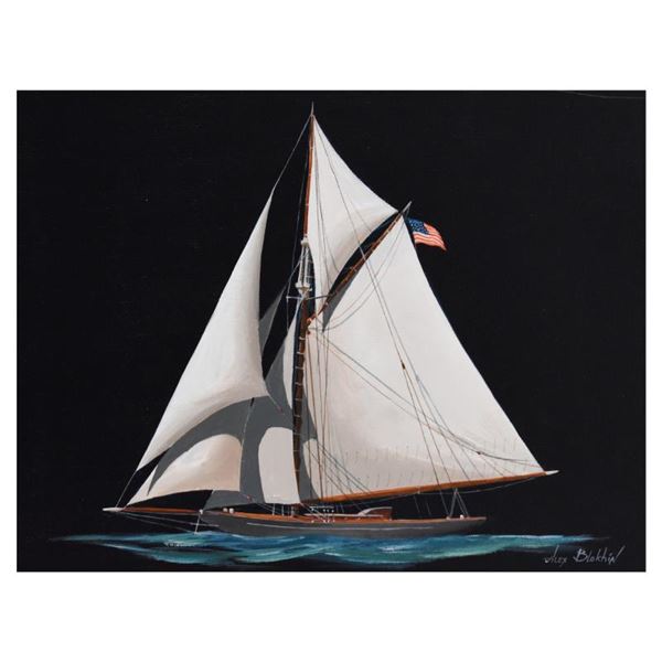 One Masted Yacht by Blokhin Original