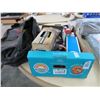 Image 1 : Tool Bag & Box w/Tool Pouch, Toner, Wax Ring Asst. Supplies