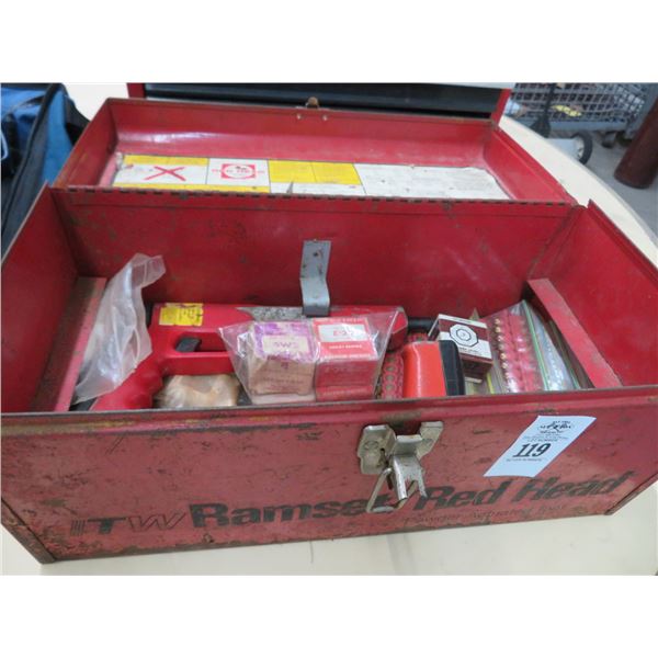 Ramset Fastener Gun and Craftsman Toolbox