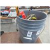 Image 1 : Bucket w/Trimmer Line, Large Drill Bits, Jig Line Hammer