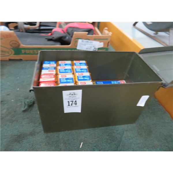 Ammo Box w/22 Long Rifle Ammo To Include Mini Mag & Federal