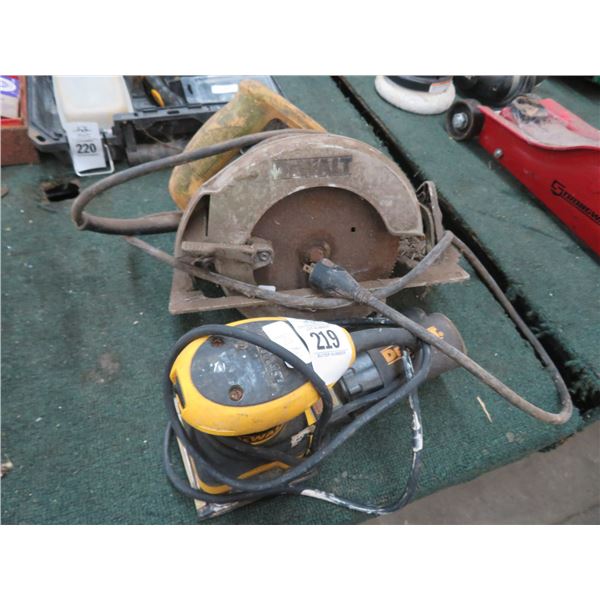 Dewalt Palm Sander, Circular Saw