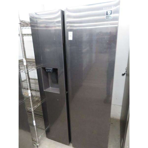 Samsung Black S/S Side By Side Ref/Freezer