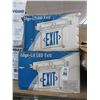 Image 1 : 2-Lighted Exit Sign - 2 X $