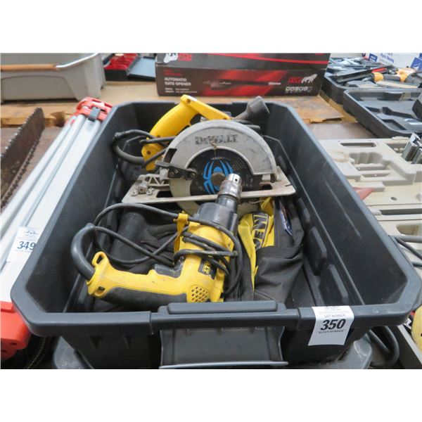 Dewalt Electric Circular Saw, Electric Drill